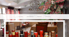 Desktop Screenshot of laclefdeschamps-restaurant.com